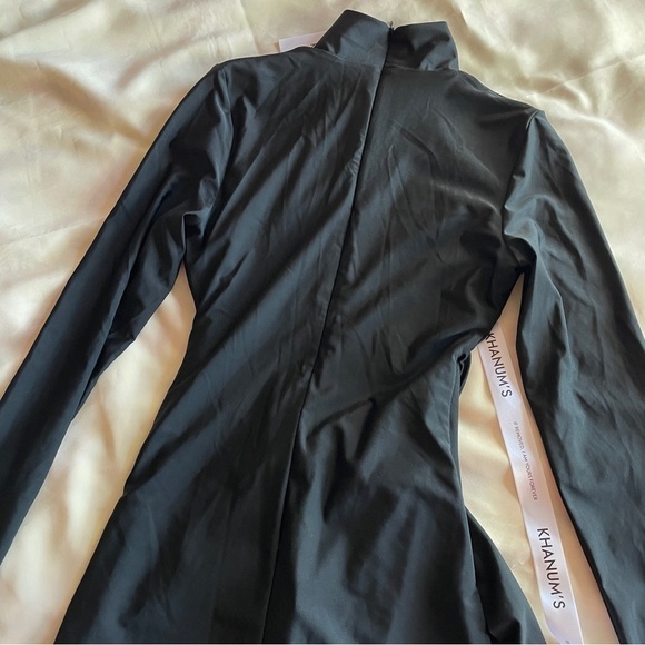NEW! Khanum's- Black Turtleneck Long Sleeve Khrissy Maxi Dress Size Small - Picture 7 of 10